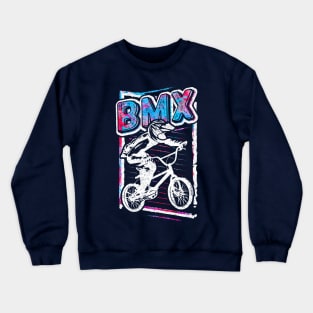 Retro Bmx Apparel - Classic Vintage Bmx Bike Crewneck Sweatshirt